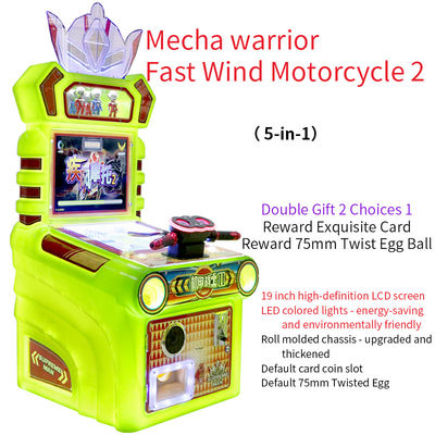 เครื่องเล่นเกมแข่งรถจักรยานยนต์ Mech Warrior แบบเกมแอคเกด