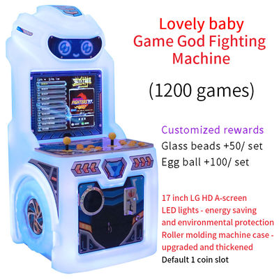 เครื่องเล่นเกมอิเล็กทรอนิกส์ในห้องใหม่ สนุกสนาน เครื่องเล่นเกมสําหรับเด็กที่ใช้เหรียญ
