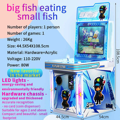ปลาใหญ่ กินปลาเล็ก ปลาหิว ปลาเหยื่อ กินปลา จอยสติก เหรียญ