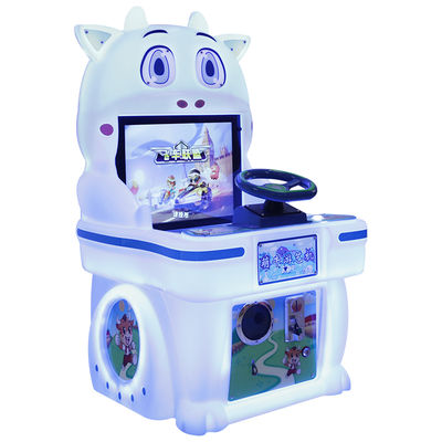 เกมแข่งรถจำลองสำหรับเด็กหยอดเหรียญแบบผู้เล่นคนเดียว 220V